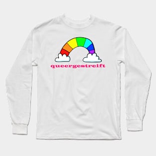 queer striped - funny rainbow Long Sleeve T-Shirt